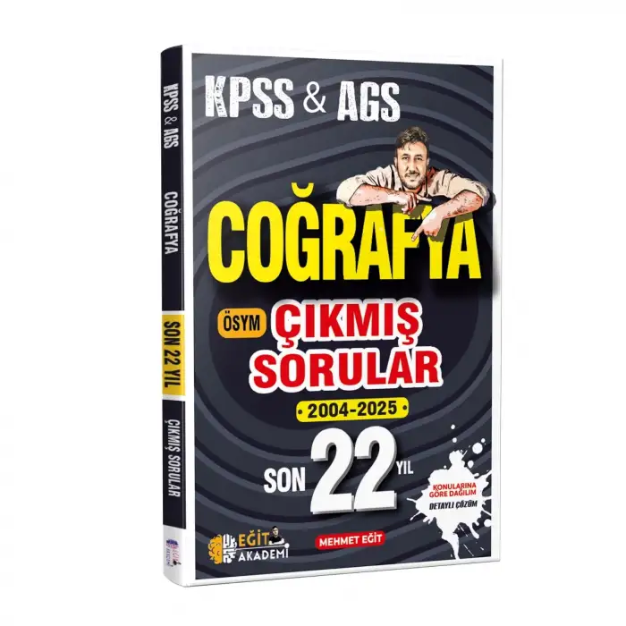 KPSS Coğrafya Son 22 Yıl Çıkmış Sorular  - Eğit Akademi