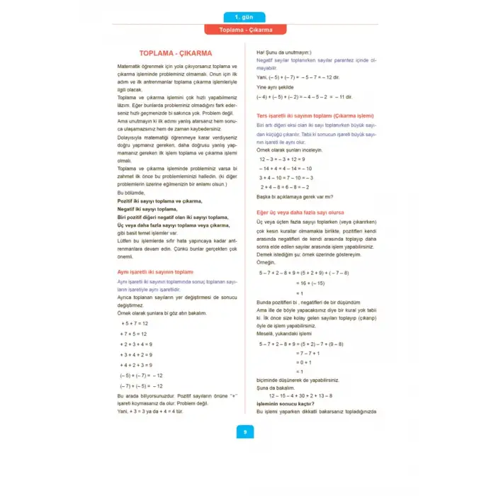 Antrenmanlarla Matematik - 1 - Antrenman Yayıncılık