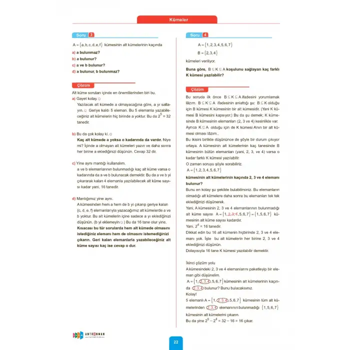 Antrenmanlarla Matematik - 3 - Antrenman Yayıncılık