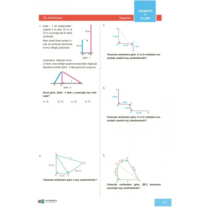 8. Sınıf Antrenmanlarla Matematik - Antrenman Yayıncılık