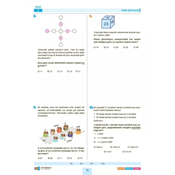TYT Matematik Soru Bankası - Antrenman Yayıncılık