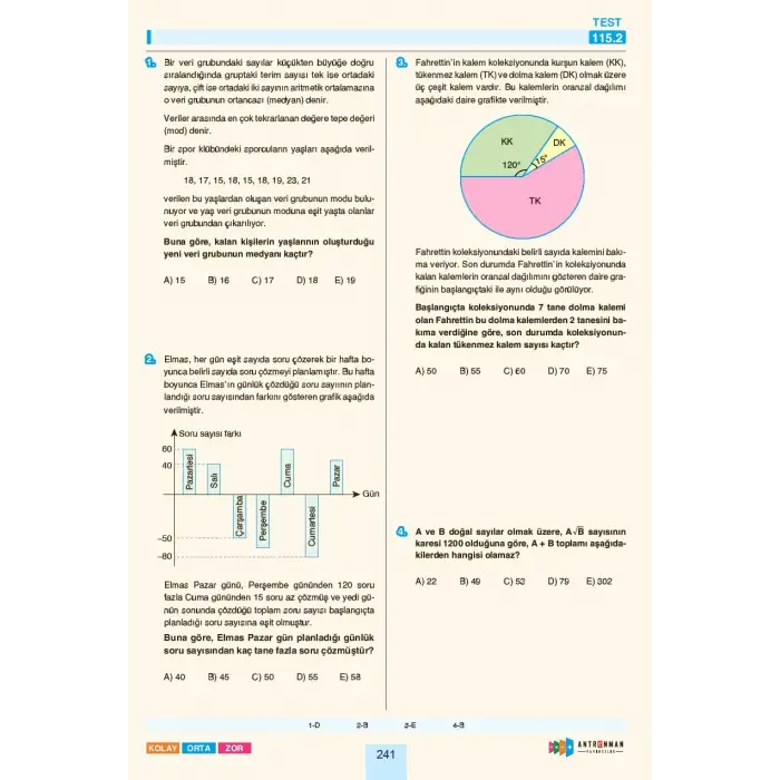 TYT Matematik Soru Bankası - Antrenman Yayıncılık