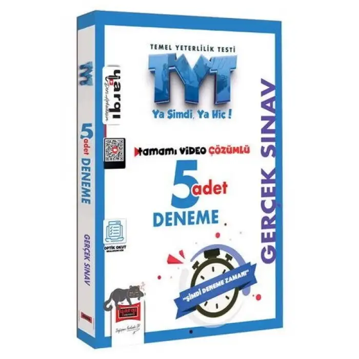 TYT Tamamı Video Çözümlü 5 Deneme Sınavı Yargı Yayınları
