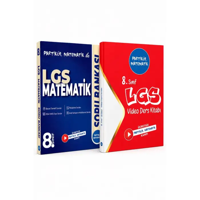 8. Sınıf Partikül Matematik Video Ders Kitabı + Soru Bankası