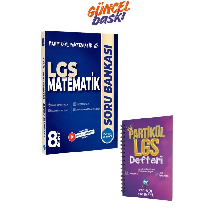 8. Sınıf Partikül Matematik Soru Bankası + LGS Planlama Defteri