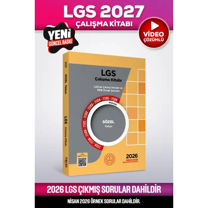 8. Sınıf LGS Çıkmış Sorular ve MEB Örnek Soruları Çalışma Kitabı Seti - Marka Yayınları