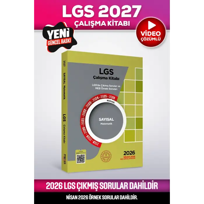 8. Sınıf LGS Çıkmış Sorular ve MEB Örnek Soruları Çalışma Kitabı Seti - Marka Yayınları