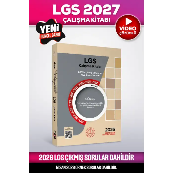 8. Sınıf LGS Çıkmış Sorular ve MEB Örnek Soruları Çalışma Kitabı Seti - Marka Yayınları
