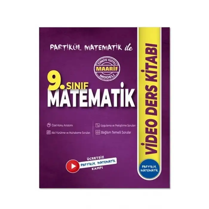 9. Sınıf Partikül Matematik Video Ders Kitabı