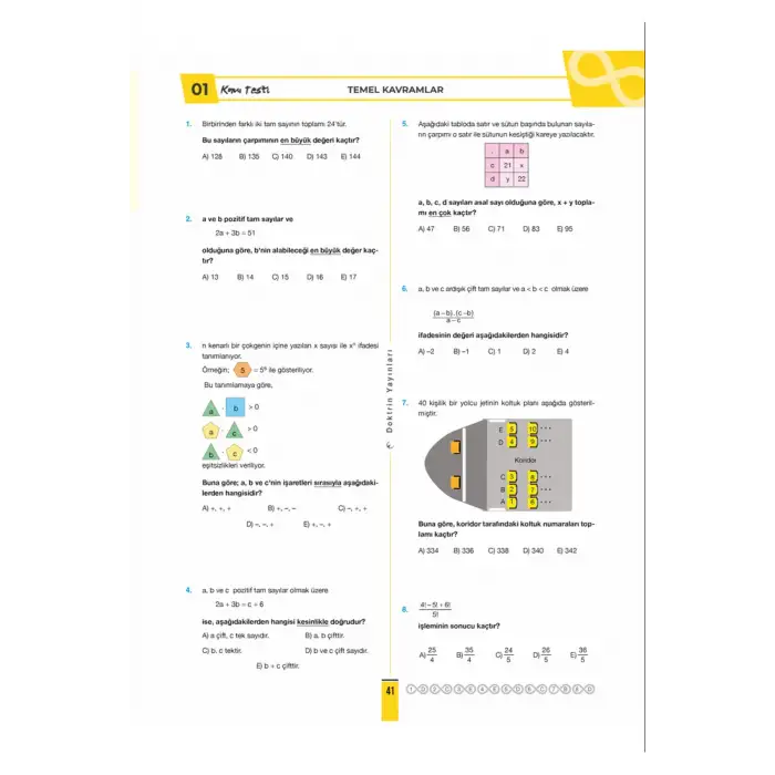 TYT Sıfırdan Sonsuza Matematik Konu Özetli Soru Bankası - Doktrin Yayınları