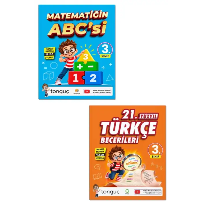 3. Sınıf 21. Yüzyıl Türkçe Becerileri ve Matematiğin ABCsi Tonguç Yayınları