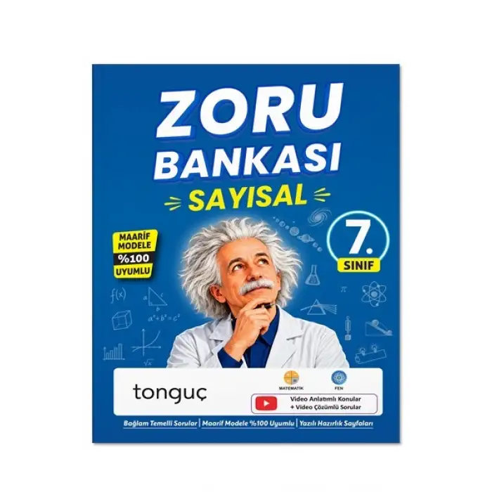 7. Sınıf Sayısal Zoru Bankası - MAARİF MODEL  Tonguç Yayınları