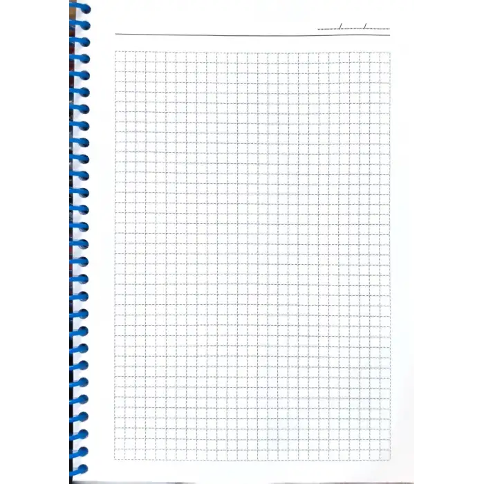 17x24 Spiralli Grafiti Desen Sert Kapak Defter (Kareli - 100 Yaprak) (1 ADET)