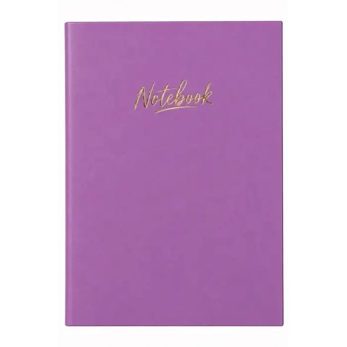 17X24 Thermo Deri Lüks Soft Defter LİLA (Kareli - 160 Sayfa)