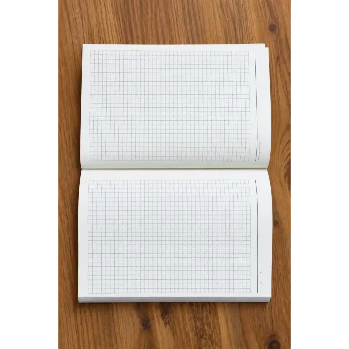 17X24 Thermo Deri Lüks Soft Defter AÇIK MAVİ (Kareli - 160 Sayfa)
