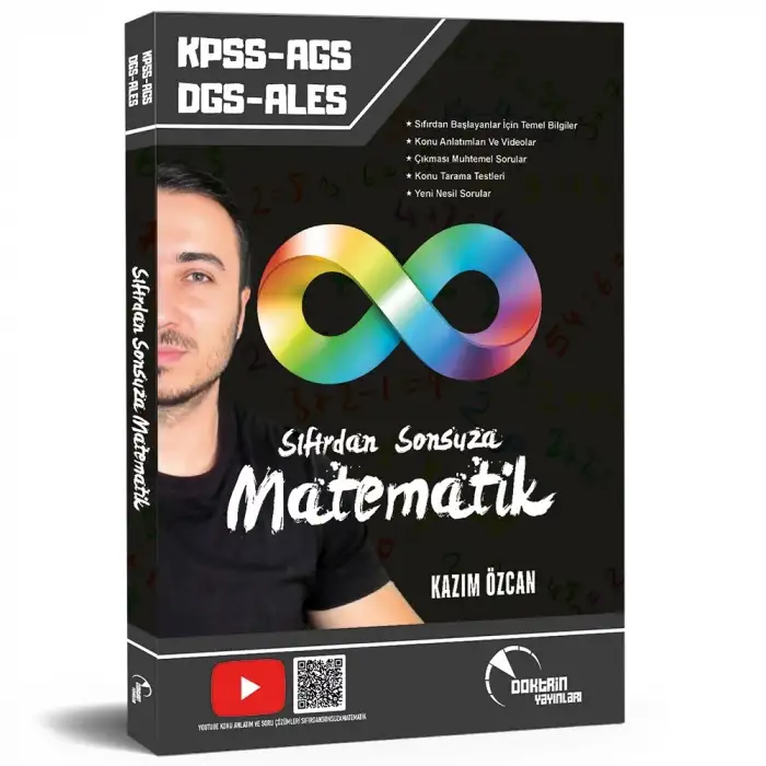 KPSS / AGS/ DGS / ALES Sıfırdan Sonsuza Matematik Konu Anlatımlı Soru Bankası - Doktrin Yayınları