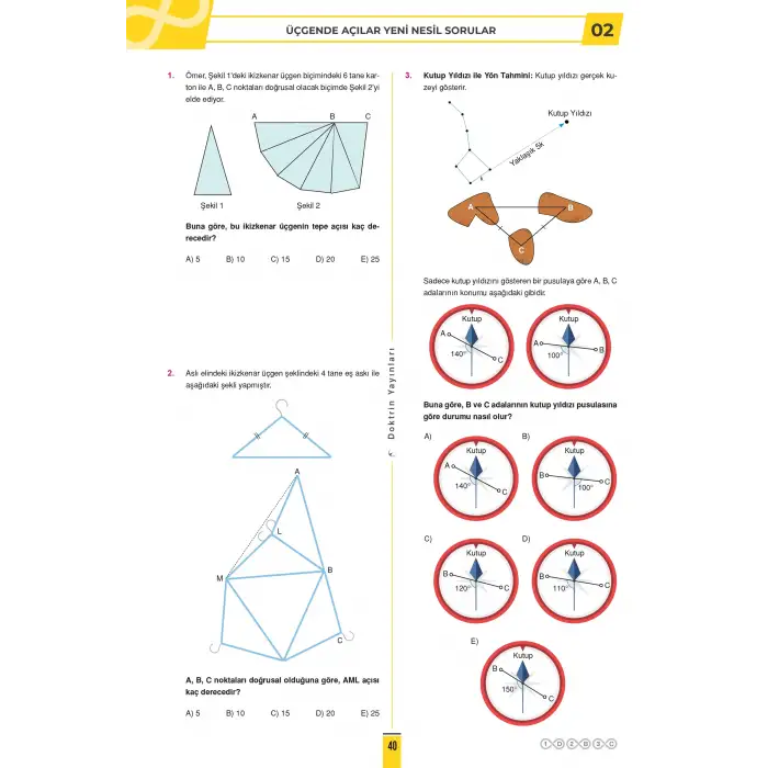 TYT AYT Sıfırdan Sonsuza Geometri Konu Özetli Soru Bankası (Video Çözümlü) - Doktrin Yayınları