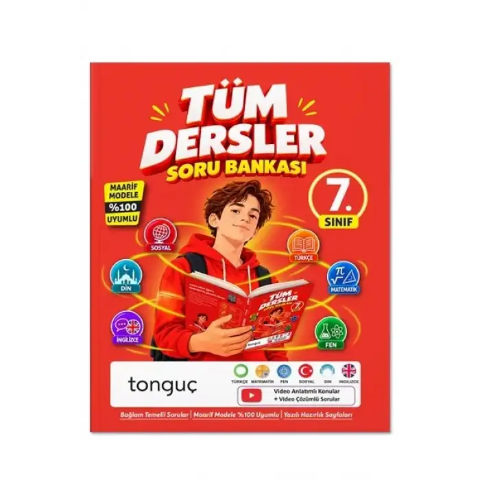 7. Sınıf Tüm Dersler Soru Bankası - Tonguç Yayınları