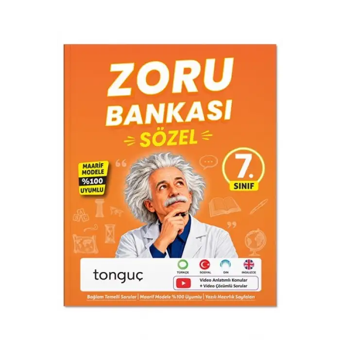 7. Sınıf Zoru Bankası Tüm Dersler Seti - MAARİF MODEL  Tonguç Yayınları