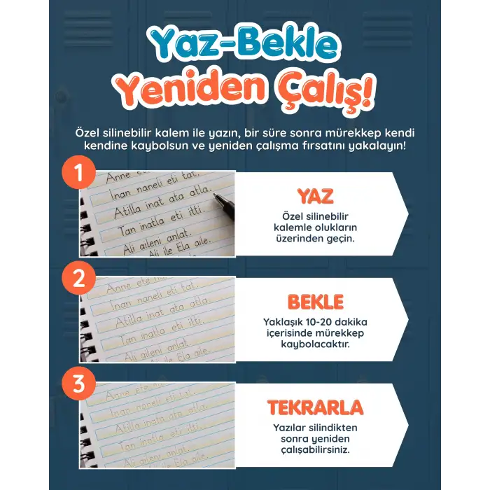 Oluklu Kitap Seti - Oluklu Alfabe - Oluklu Sayılar - Oluklu Güzel Yazı - Oluklu Çizgi - 4 Kitap