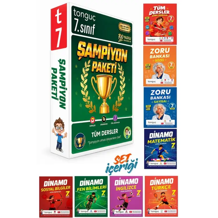 7. Sınıf Şampiyon Paketi MAARİF MODEL Tonguç Yayınları