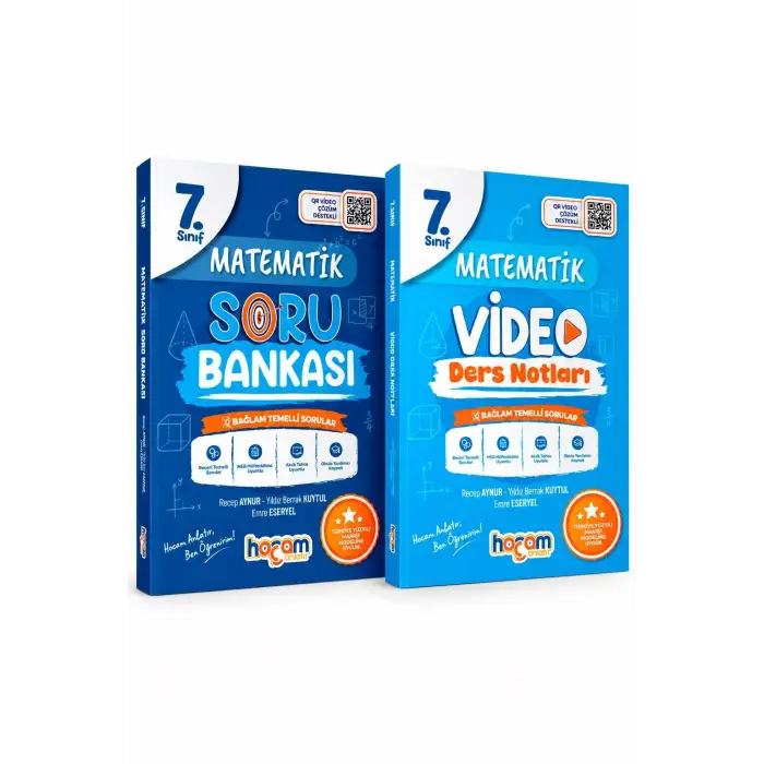7.Sınıf Matematik Video Ders Notları + Soru Bankası MAARİF MODEL - Hocam Anlatır Yayınları