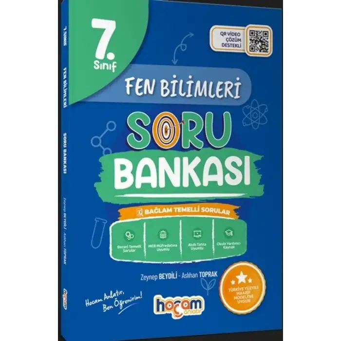7.Sınıf FEN BİLİMLERİ Video Ders Notları + Soru Bankası MAARİF MODEL - Hocam Anlatır Yayınları