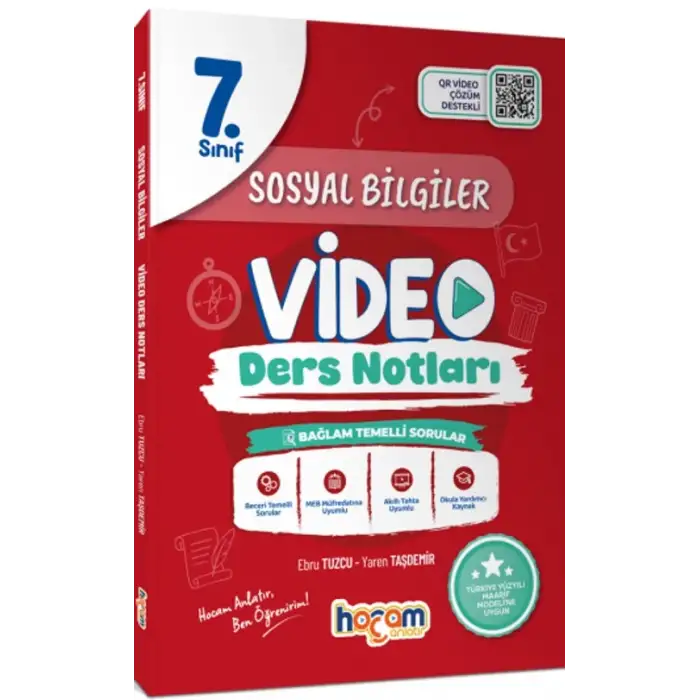 7.Sınıf Sosyal Bilgiler Video Ders Notları + Soru Bankası MAARİF MODEL - Hocam Anlatır
