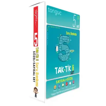 5. Sınıf Taktikli Tüm Dersler Soru Bankası Seti (Sözel - Sayısal)  - Tonguç Yayınları