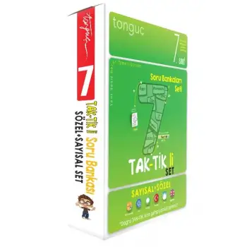 7. Sınıf Taktikli Tüm Dersler Soru Bankası Seti - Tonguç Yayınları