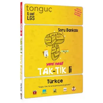 8. Sınıf Türkçe Taktikli Soru Bankası - Tonguç Yayınları