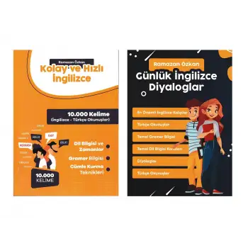 Günlük İngilizce Diyaloglar – Kolay ve Hızlı İngilizce (2 Kitap) - Ramazan ÖZKAN