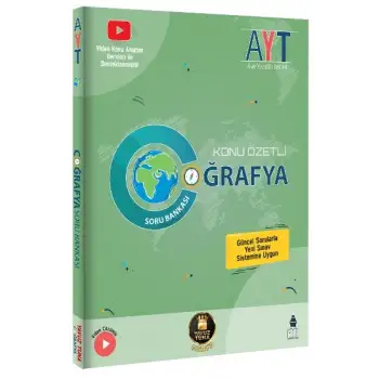 AYT Konu Özetli Coğrafya Soru Bankası - Yavuz Tuna Yayınları
