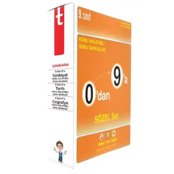 0dan 9a Konu Anlatımlı SÖZEL Soru Bankası Seti - Tonguç Yayınları