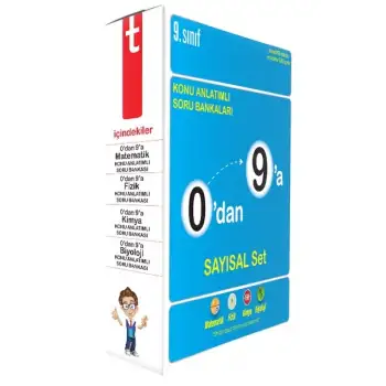 0dan 9a Konu Anlatımlı SAYISAL Soru Bankası Seti - Tonguç Yayınları