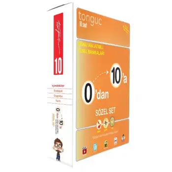 0dan 10a Konu Anlatımlı Soru Bankası SÖZEL Set - Tonguç Yayınları