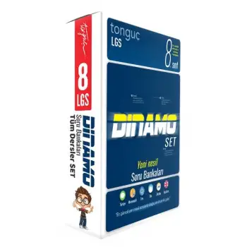 8. Sınıf Dinamo TÜM DERSLER Soru Bankası Seti - Tonguç Yayınları