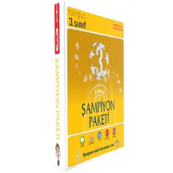 3. Sınıf Şampiyon Paketi - 3 Kitap - Tonguç Yayınları