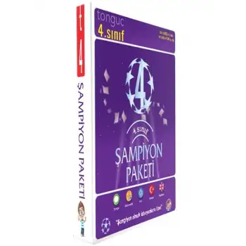 4. Sınıf Şampiyon Paketi - 4 Kitap Tonguç Akademi