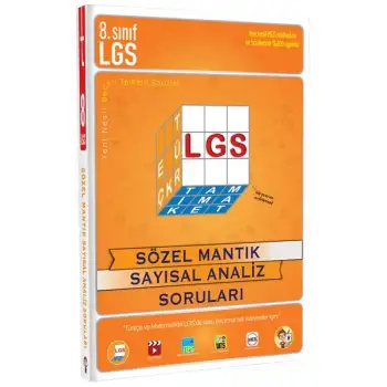 8. Sınıf LGS Sözel Mantık Sayısal Analiz Soruları - Tonguç Yayınları