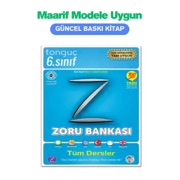 6. Sınıf Zoru Bankası Tüm Dersler Soru Bankası - Tonguç Yayınları