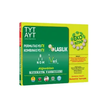 TYT-AYT Matematik Fasikülleri-Permütasyon, Kombinasyon, Olasılık, Binom, Veri EKO