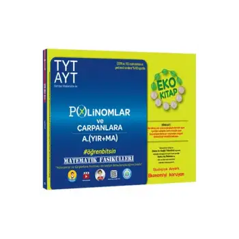 TYT-AYT Matematik Fasikülleri - Polinomlar ve Çarpanlara Ayırma EKO - Tonguç Yayınları