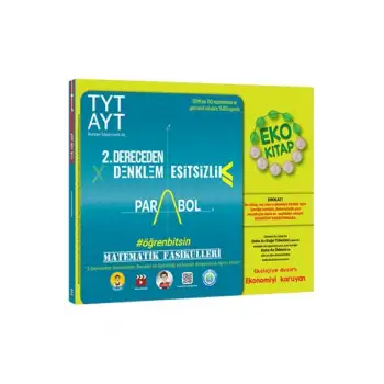 TYT-AYT Matematik Fasikülleri- EKO İkinci Dereceden Denklemler-Parabol-Eşitsizlikler EKO