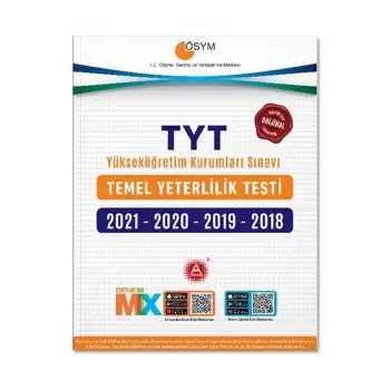 2021 2020 2019 2018 TYT Tıpkı Basım Deneme Paketi A Yayınları