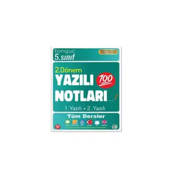 5. Sınıf Yazılı Notları 2. Dönem 1 ve 2. Yazılı - Tonguç Yayınları