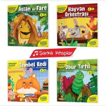 2+ Yaş Uyku Öncesi Şarkılı Konuşmayı Geliştiren Masallar Serisi   - Yükselen Zeka