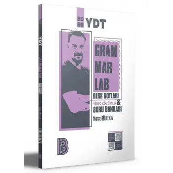 2026 YDT Grammar Lab Ders Notları ve Video Çözümlü Soru Bankası Benim Hocam Yayınları
