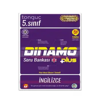 5. Sınıf İngilizce Dinamo Soru Bankası - Tonguç Yayınları