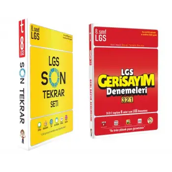 LGS Son Tekrar Seti ve Geri Sayım Denemeleri 321 - Tonguç Akademi